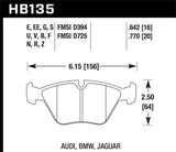 Hawk 1997 BMW E36 M3 Blue 9012 Race Front Brake Pads Hawk Performance Brake Pads - Racing  AXOPROS
