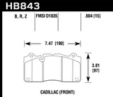 Hawk 2016 Cadillac CTS DTC-60 Race Front Brake Pads Hawk Performance Brake Pads - Racing  AXOPROS