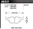 Hawk 92-98 BMW 318i DTC-30 Race Rear Brake Pads Hawk Performance Brake Pads - Racing  AXOPROS
