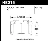 Hawk 93-98 Toyota Supra TT HPS 5.0 Street Front Brake Pads Hawk Performance Brake Pads - Performance  AXOPROS