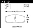 Hawk AP CP5200 Caliper HPS Street Brake Pads Hawk Performance Brake Pads - Performance  AXOPROS