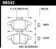 Hawk Audi A3 Quattro / VW EOS / Golf / Jetta / Passat / Rabbit Performance Ceramic Front Brake Pads Hawk Performance Brake Pads - Performance  AXOPROS