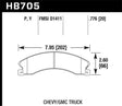 Hawk Chevy/GMC Express/Silverado/Savana/Sierra 15/25/35/4500 SuperDuty Rear Street Brake Pads Hawk Performance Brake Pads - Performance  AXOPROS