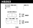Hawk HPS Street Brake Pads Hawk Performance Brake Pads - Performance  AXOPROS