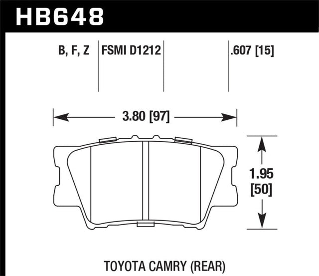 Hawk HPS Street Brake Pads Hawk Performance Brake Pads - Performance  AXOPROS