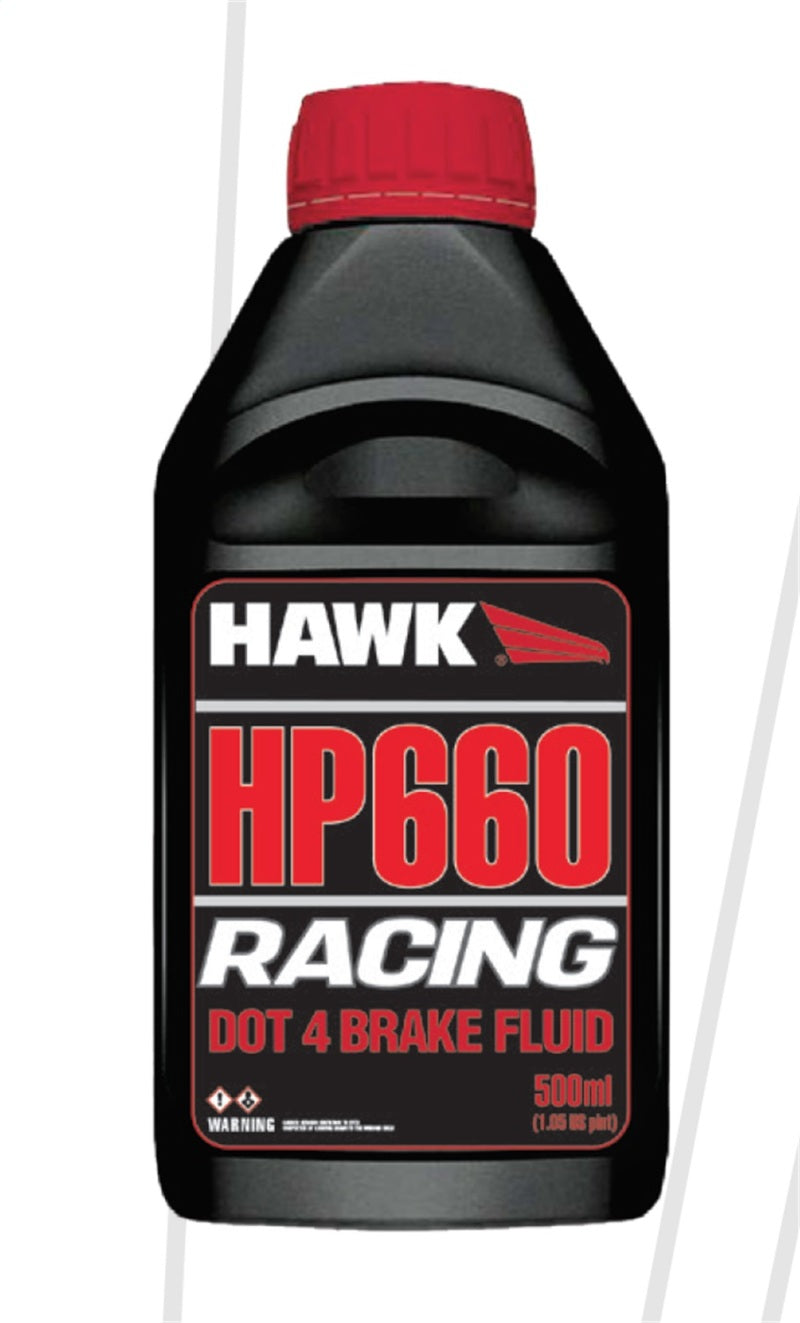 Hawk Performance Race DOT 4 Brake Fluid - 500ml Bottle Hawk Performance Brake Fluid  AXOPROS