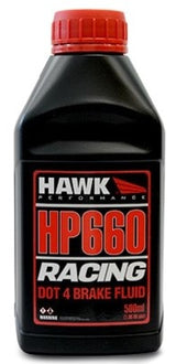 Hawk Performance Race DOT 4 Brake Fluid - 500ml Bottle Hawk Performance Brake Fluid  AXOPROS
