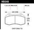 Hawk Renault Clio DTC-60 Race Front Brake Pads Hawk Performance Brake Pads - Racing  AXOPROS