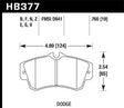 Hawk SRT4 HPS Street Front Brake Pads Hawk Performance Brake Pads - Performance  AXOPROS