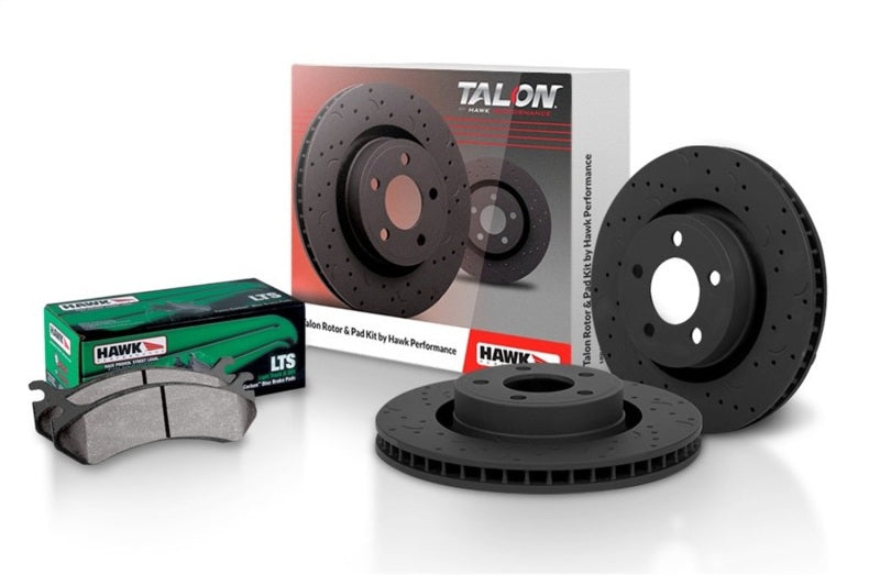 HAWK Talon Rotors Hawk Performance Brake Rotors - Slot & Drilled  AXOPROS