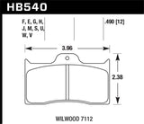 Hawk Wilwood DTC-60 Brake Pads Hawk Performance Brake Pads - Racing  AXOPROS