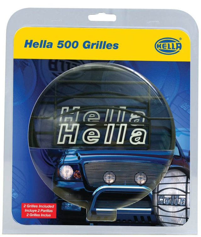 Hella 500 Grille Cover (Pair) Hella Light Covers and Guards  AXOPROS