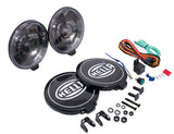 Hella 500 Series 12V Black Magic Halogen Driving Lamp Kit Hella Fog Lights  AXOPROS