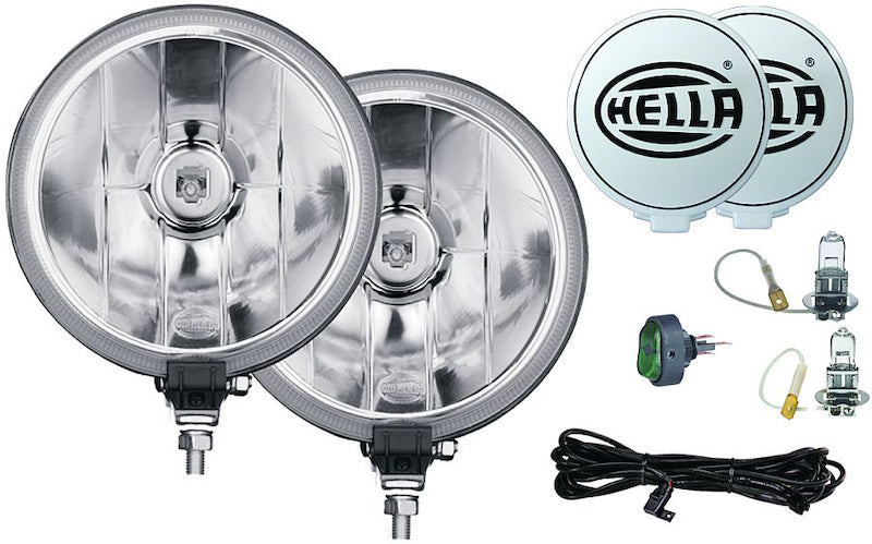 Hella 500FF 12V/55W Halogen Driving Lamp Kit Hella Driving Lights  AXOPROS