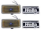 Hella 550 Series 55W 12V H3 Fog Lamp Kit - Amber Hella Fog Lights  AXOPROS