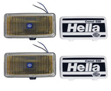 Hella 550 Series 55W 12V H3 Fog Lamp Kit - Amber Hella Fog Lights  AXOPROS