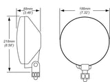 Hella 700FF H3 12V/55W Halogen Driving Lamp Kit Hella Driving Lights  AXOPROS