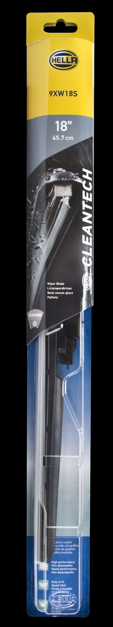Hella Clean Tech Wiper Blade 18in - Single Hella Exterior Trim  AXOPROS