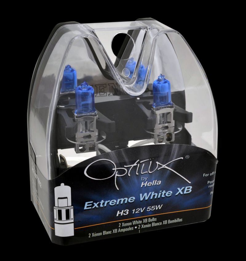 Hella H3 12V 55W Xen White XB Bulb (Pair) Hella Bulbs  AXOPROS