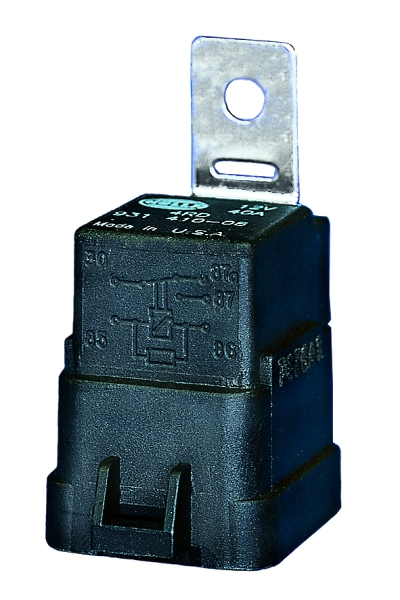 Hella Mini 280 Relay 12V 20/40A SPDT Weatherproof (Qty. 1) Hella Light Accessories and Wiring  AXOPROS