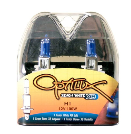 Hella Optilux H1 100W XB Extreme White Bulbs (Pair) Hella Bulbs  AXOPROS