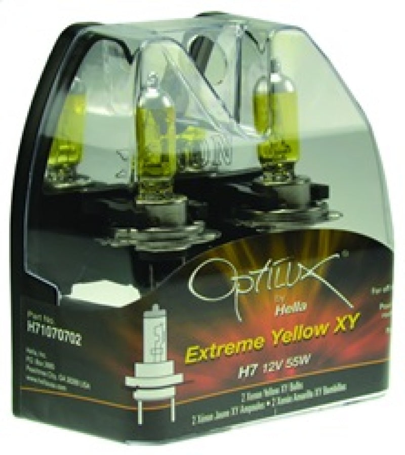 Hella Optilux H7 12V/55W XY Xenon Yellow Bulb Hella Bulbs  AXOPROS