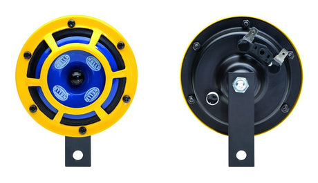 Hella Sharptone Horn Kit 12V 415/350Hz Yellow (3BB922000731 = H31000001) (Min Qty 360) Hella Horns  AXOPROS