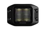 Hella Universal Black Magic 3.2in L.E.D. Cube Kit - Flood Beam (Flush Mount) Hella Fog Lights  AXOPROS
