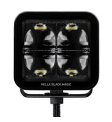 Hella Universal Black Magic 3.2in L.E.D. Cube Kit - Spot Beam Hella Fog Lights  AXOPROS
