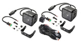 Hella Universal Black Magic 3.2in L.E.D. Cube Kit - Spot Beam Hella Fog Lights  AXOPROS