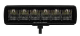 Hella Universal Black Magic 6 L.E.D. Mini Light Bar - Flood Beam Hella Fog Lights  AXOPROS