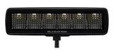 Hella Universal Black Magic 6 L.E.D. Mini Light Bar - Flood Beam Hella Fog Lights  AXOPROS