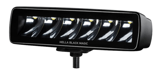 Hella Universal Black Magic 6 L.E.D. Mini Light Bar - Spot Beam Hella Fog Lights  AXOPROS