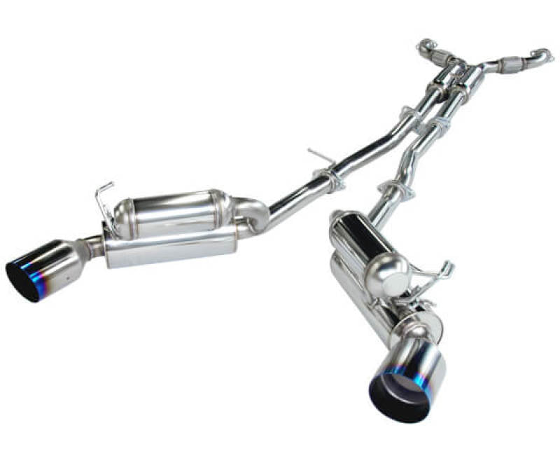 HKS 03-07 G35 Dual Hi-Power Ti Tip Catback Exhaust (SUS304 NO COATING) HKS Catback  AXOPROS