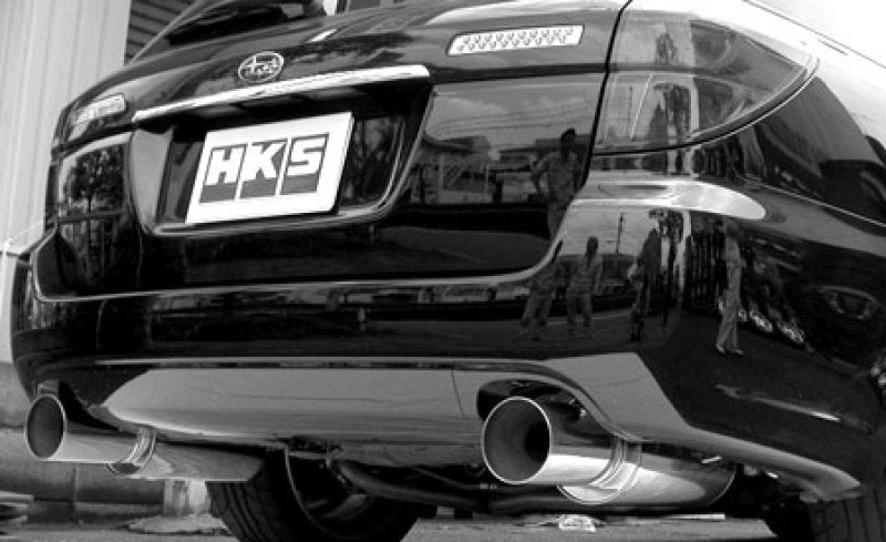 HKS 05-07 Subaru Legacy GT (JDM Model Only) Silent Hi-Power Dual Exhaust HKS Catback  AXOPROS