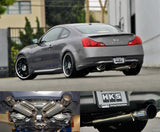 HKS 08-13 Infiniti G37 Coupe Dual Hi-Power Ti Tip Catback Exhaust (SUS304 NO COATING) HKS Catback  AXOPROS