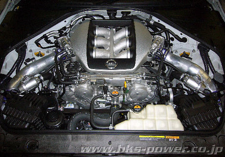HKS 09-10 GT-R R35 SSQV4 BOV Kit Includes 2 SSQV & Polished Aluminum Pipes HKS Blow Off Valves  AXOPROS