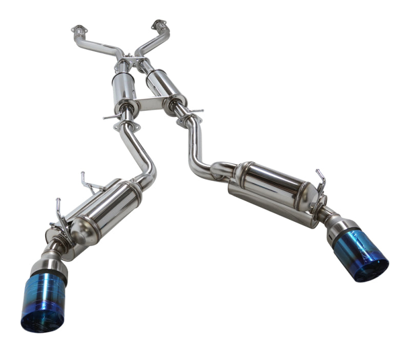 HKS 09+ 370z Dual Hi-Power Titanium Tip Catback Exhaust (requires removal of emissions canister shie HKS Catback  AXOPROS