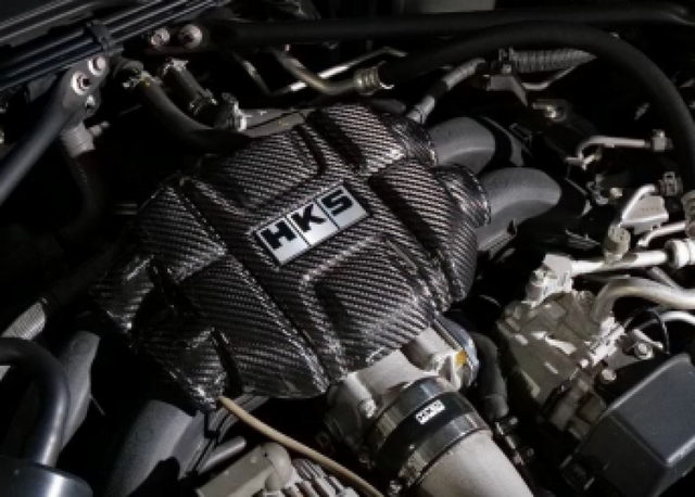 HKS 13-21 Toyota/Subaru 86/BRZ Dry Carbon Engine Cover (exc. 2016+ MT) HKS Engine Covers  AXOPROS