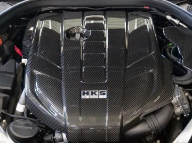 HKS DRY CARBON ENGINE COVER A90 RZ HKS Engine Covers  AXOPROS