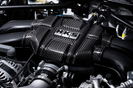HKS DryCarbon Engine Cover GR86/BRZ HKS Engine Covers  AXOPROS