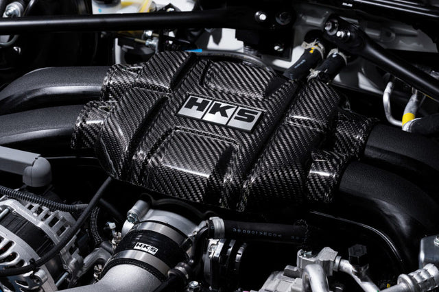 HKS DryCarbon Engine Cover GR86/BRZ HKS Engine Covers  AXOPROS