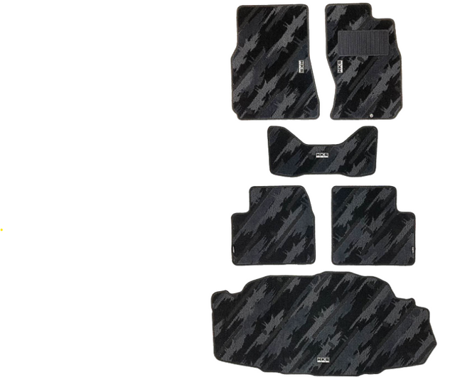HKS FLOOR MATS BNR34 FULL SET OCT RHD HKS Floor Mats Carpeted  AXOPROS