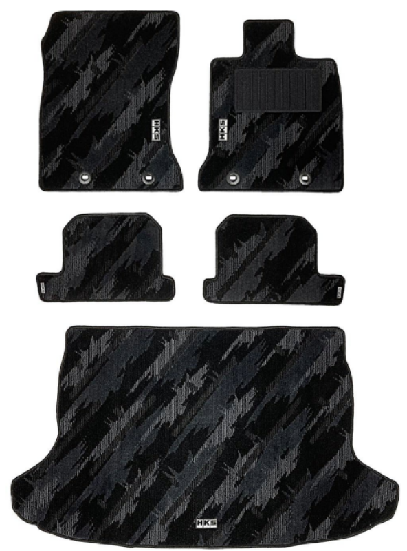 HKS FLOOR MATS ZN8/ZD8 FULL SET OCT LHD HKS Floor Mats Carpeted  AXOPROS