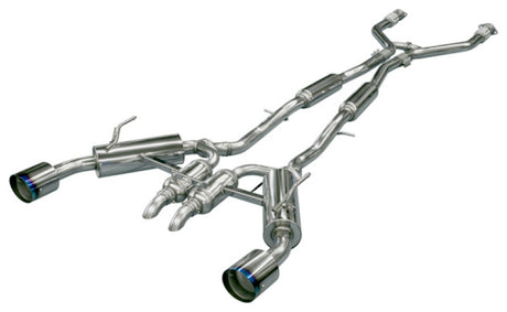 HKS Infiniti Q50 Hybrid VQ37 Dual Hi-Power Titanium Tip Catback Exhaust HKS Catback  AXOPROS