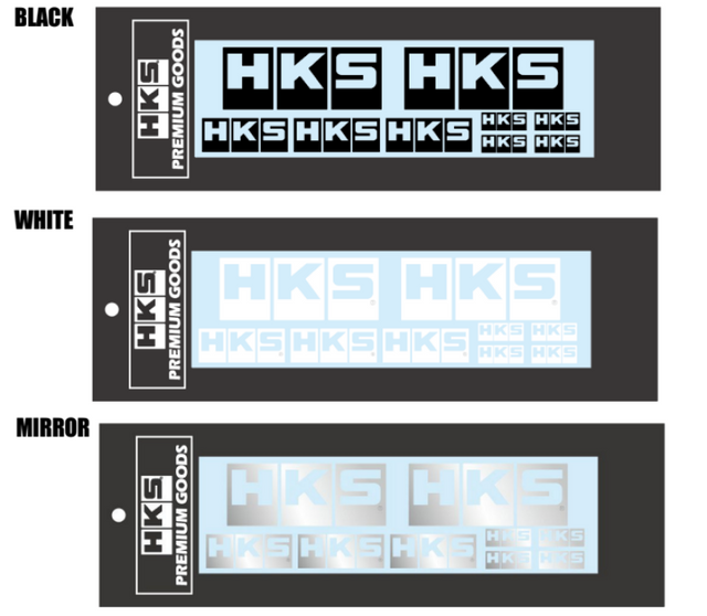 HKS LOGO Sticker a la carte BLACK HKS Stickers/Decals/Banners  AXOPROS