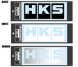 HKS LOGO Sticker W220 WHITE HKS Stickers/Decals/Banners  AXOPROS