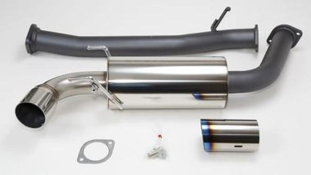 HKS RX8 75mm Single Ti-Tip Hi Power Cat-back Exhaust (SUS304 NO COATING) HKS Catback  AXOPROS
