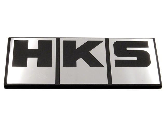 HKS Silver Block Logo Emblem HKS Hardware - Singles  AXOPROS