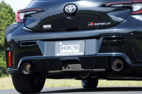 HKS Toyota GR Corolla LEGAMAX Sports Exhaust (Use w/ PN G89580-T76010-00) HKS Catback  AXOPROS